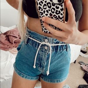 pacsun mom jean shorts